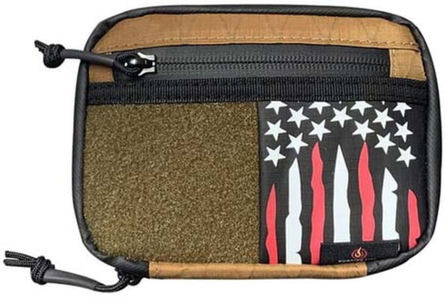Roaring Fire Roaring Fire Brigos Pocket Organizer Pouch Flat Dark Earth/U.S. Flag Version