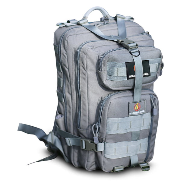 Roaring Fire Timber Wolf Tactical Molle Backpack Bug Out Bag Gray 19.68x11.8x9.8 inch