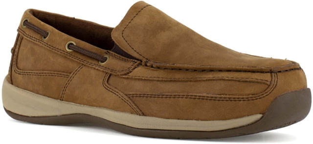 Rockport Sailing Club Slip On Steel Toe Boat Shoes - Men's Brown 8.5 Medium