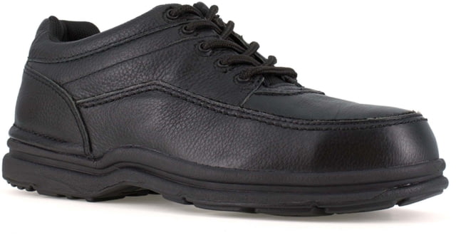 Rockport World Tour 5 Eye Tie Casual Moc Steel Toe Oxford Shoes - Men's Black 8.5 Wide