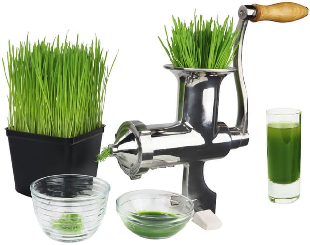 Roots & Harvest Wheatgrass Juicer Stainless Steel Small