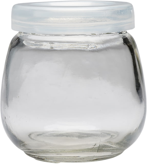 Roots & Harvest Yogurt Jars 4 oz 12 pack Clear/Stainless Small