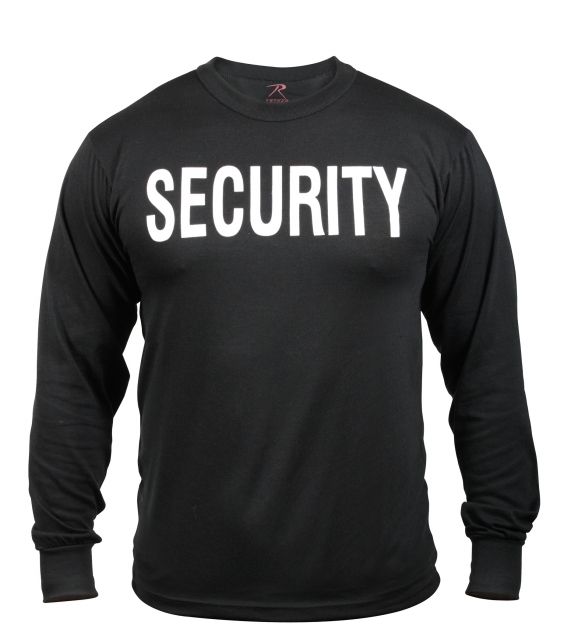 Rothco 2-Sided Security Long Sleeve T-Shirt 2XL 2XL