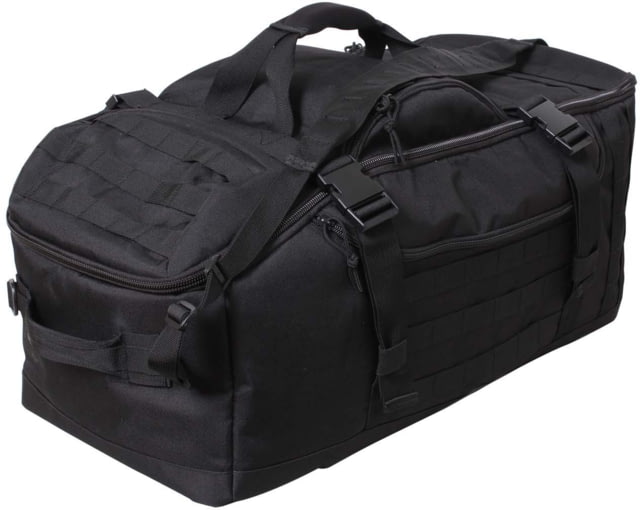 Rothco 3-In-1 Convertible Mission Bag Black Black
