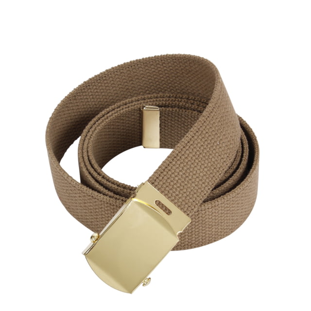 Rothco 54 Inch Military Web Belts Gold Coyote Brown -CoyoteBrown