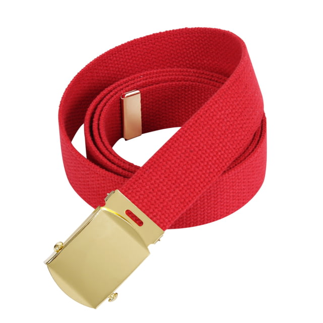 Rothco 54 Inch Military Web Belts Gold Red -Red