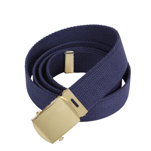 Rothco 44 Inch Military Web Belts Gold Navy Blue -NavyBlue