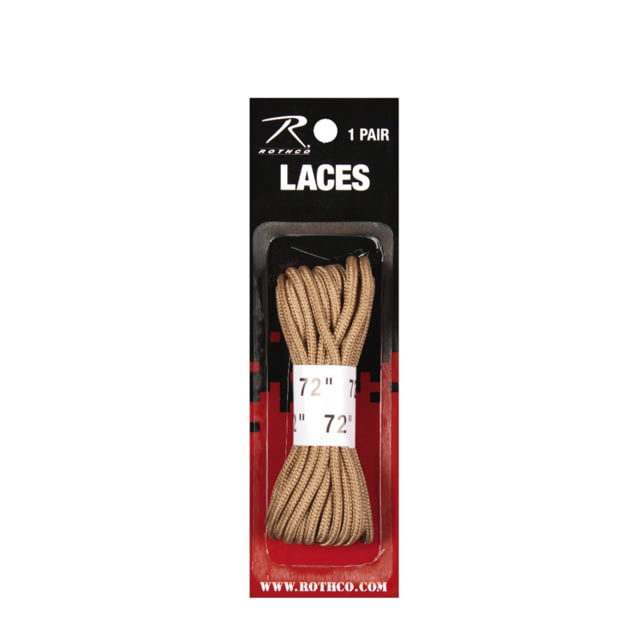 Rothco 72 Boot Laces Desert Tan DesertTan-72Inches