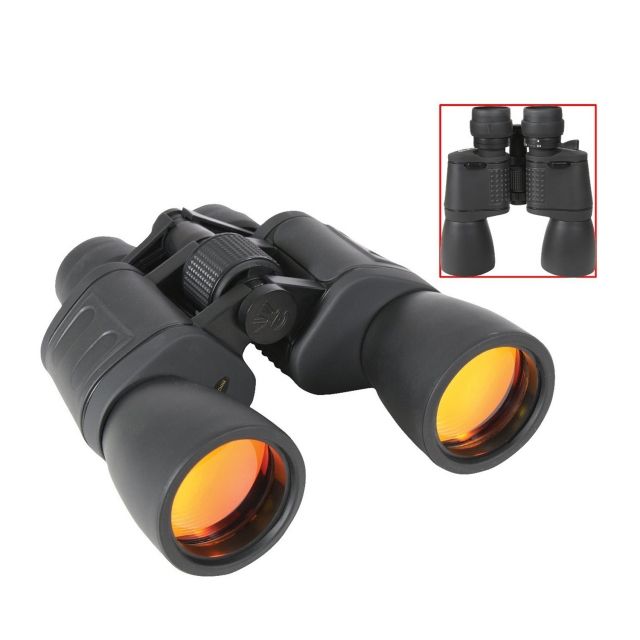 Rothco 8-24x50mm Porro Prism Zoom Binoculars Black