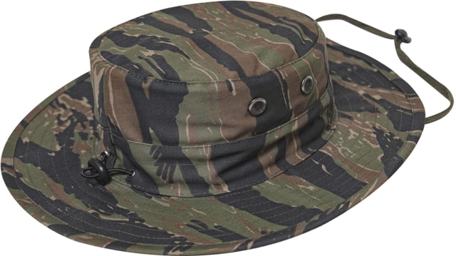 Rothco Adjustable Boonie Hat - Men's One Size Tiger Stripe Camo