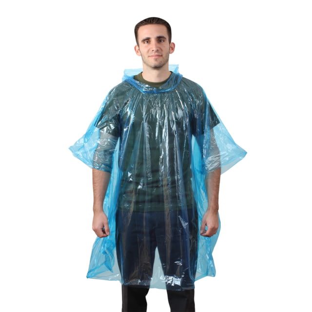 Rothco All Weather Emergency Poncho Blue