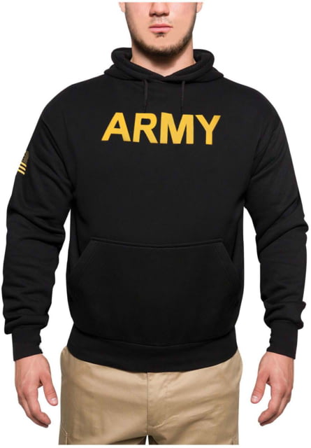 Rothco Army Printed Pullover Hoodie - Mens Black 2XL