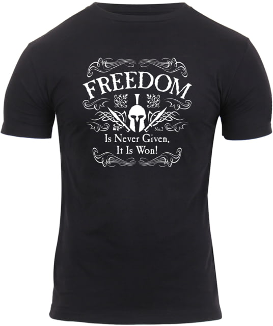 Rothco Athletic Fit Freedom T-Shirt Men's Black Small