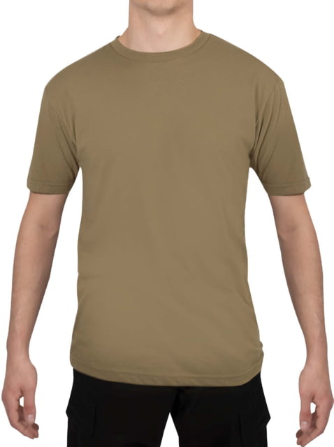 Rothco Athletic Fit Solid Color T-Shirt - Mens Brown Small