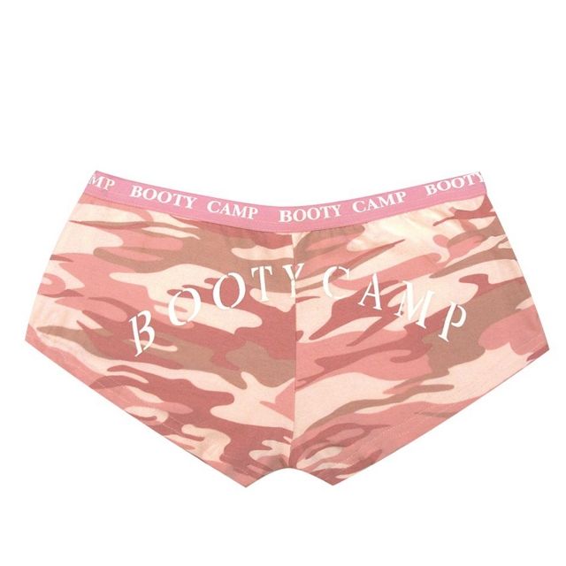 Rothco Baby Pink Camo Booty Camp Booty Shorts L om-L