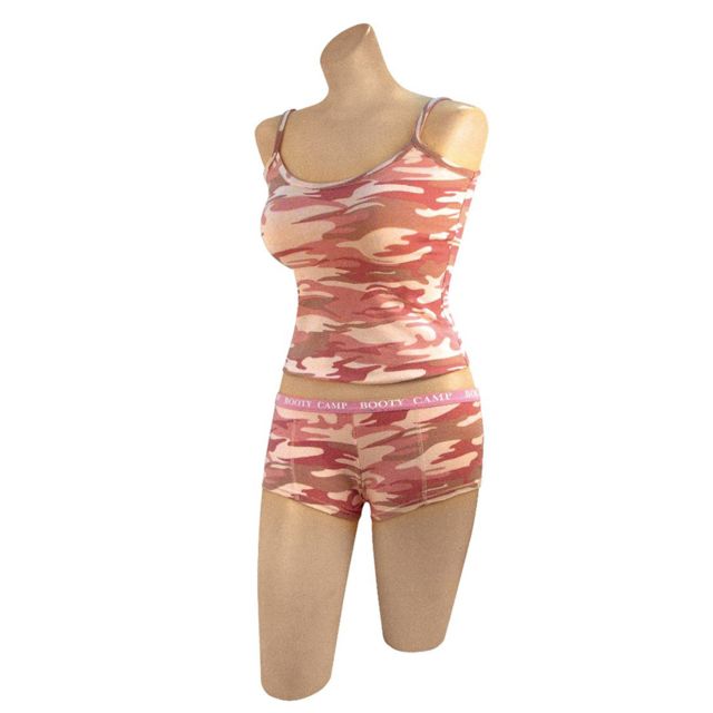 Rothco Baby Pink Camo Booty Camp Tank Top Small S