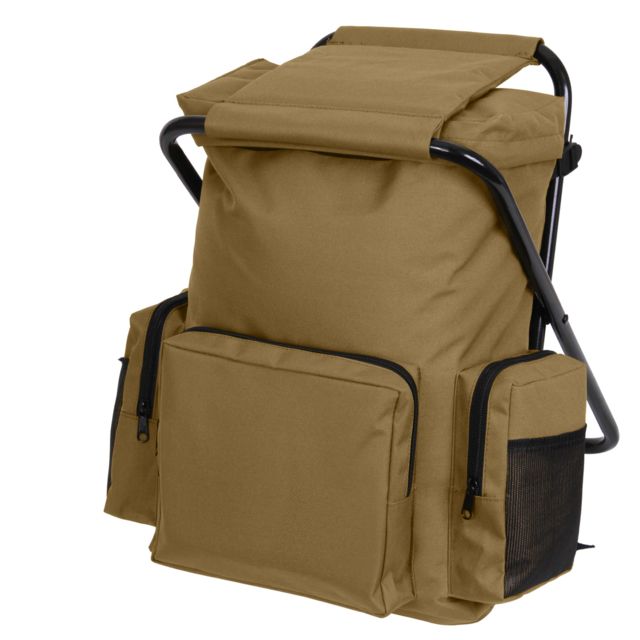 Rothco Backpack and Stool Combo Pack Coyote Brown CoyoteBrown