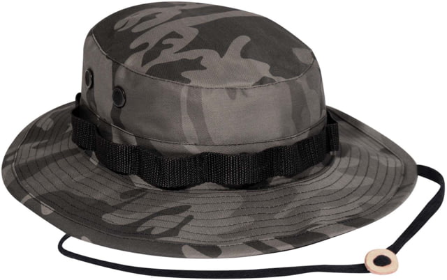 Rothco Camo Boonie Hat Black Camo 7