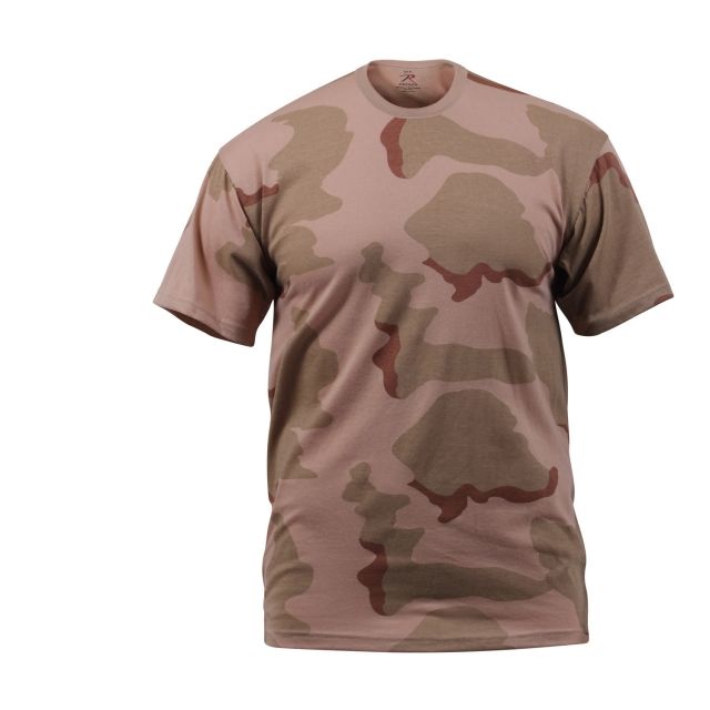 Rothco Camo T-Shirts Tri-Color Desert Camo M ColorDesertCamo-M