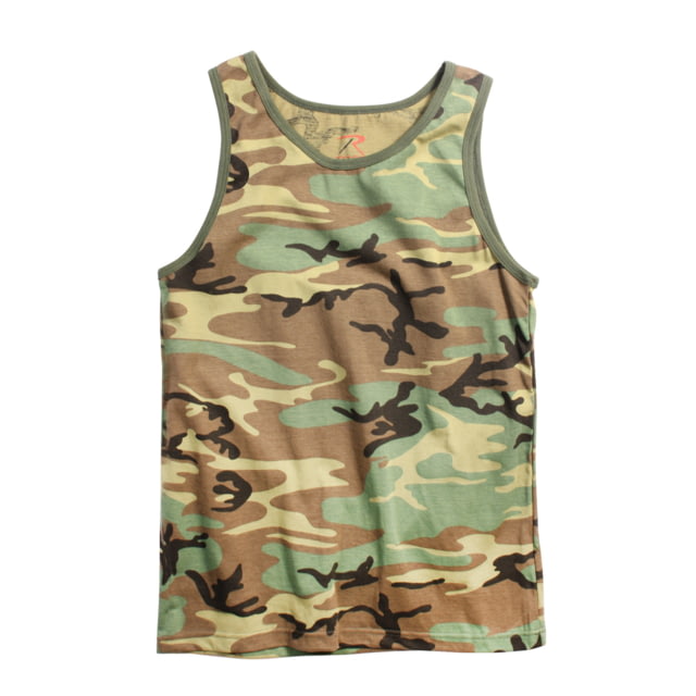 Rothco Camo Tank Top Woodland Camo S landCamo-S