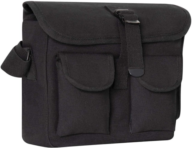 Rothco Canvas Ammo Shoulder Bag Black Black