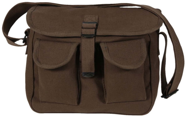 Rothco Canvas Ammo Shoulder Bag Brown Brown