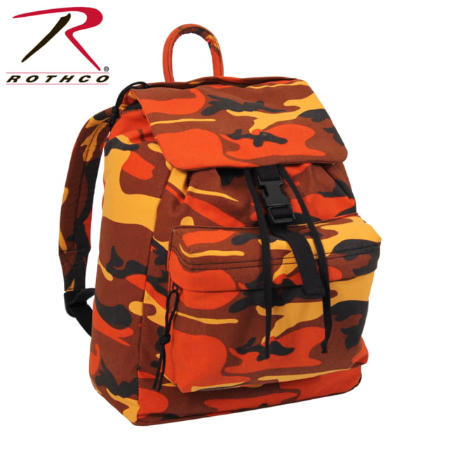 Rothco Canvas Daypack Savage Orange Camo SavageOrangeCamo