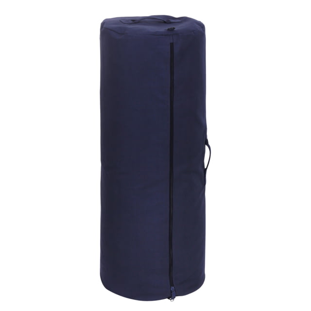 Rothco Canvas Duffle Bag With Side Zipper Navy Blue NavyBlue-30x50