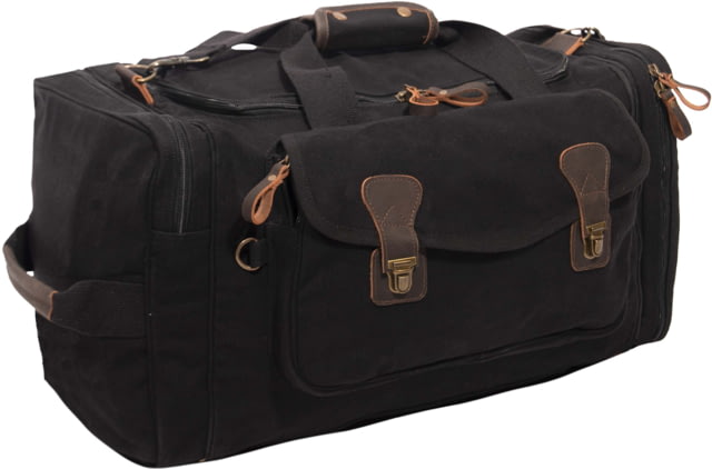 Rothco Canvas Extended Stay Travel Duffle Bag Black