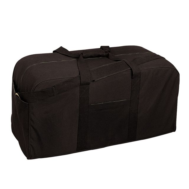 Rothco Canvas Jumbo Cargo Bag Black