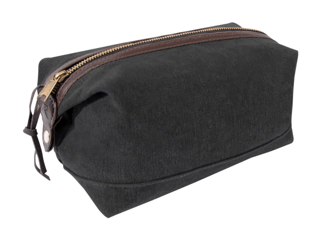 Rothco Canvas & Leather Travel Kit Charcoal Grey