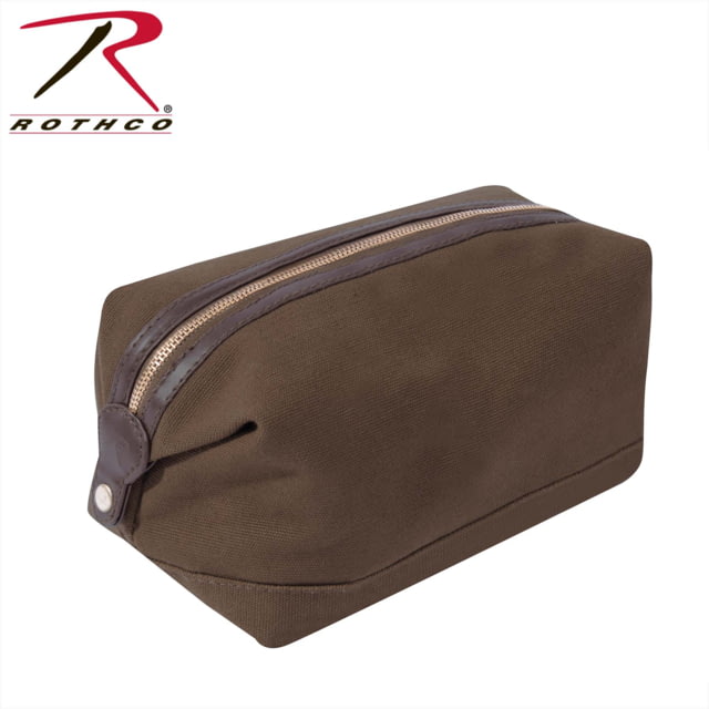 Rothco Canvas & Leather Travel Kit Earth Brown