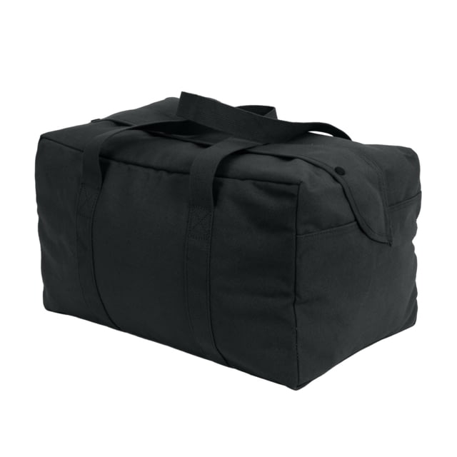 Rothco Canvas Small Parachute Cargo Bag Black Black