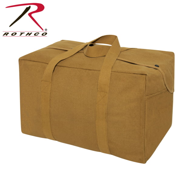 Rothco Canvas Small Parachute Cargo Bag Coyote Brown