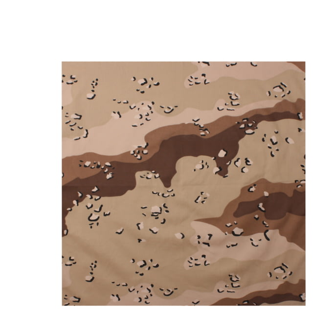 Rothco Classic Camo Bandana 6-Color Desert Camo 6-ColorDesertCamo