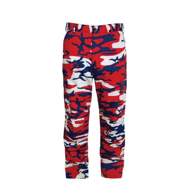 Rothco Color Camo Tactical BDU Pants - Men's Extra Large Red/White/Blue Camo