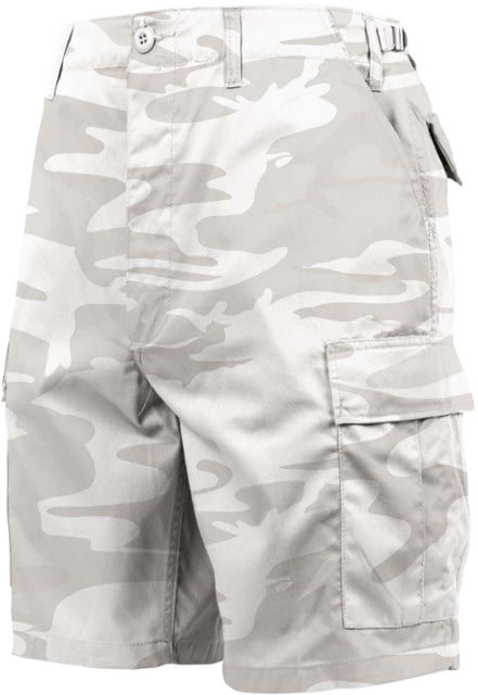Rothco Colored Camo BDU Shorts - Men's Small White Camo