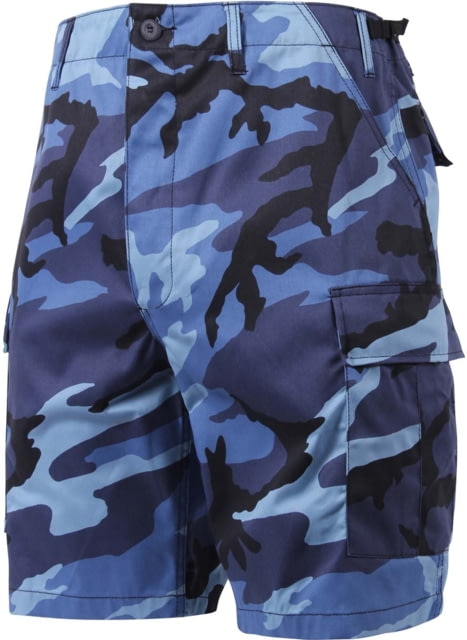 Rothco Colored Camo BDU Shorts - Men's Sky Blue Camo Small lueCamo-S