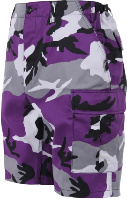 Rothco Colored Camo BDU Shorts - Men's Ultra Violet Camo Small aVioletCamo-S