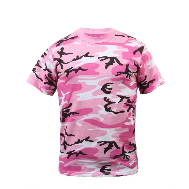 Rothco Colored Camo T-Shirt - Men's Pink Camo 3XL PinkCamo-3XL