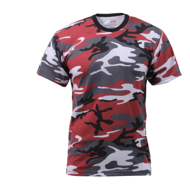 Rothco Colored Camo T-Shirt - Men's Red Camo 3XL RedCamo-3XL