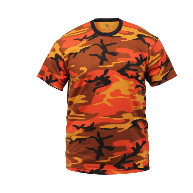 Rothco Colored Camo T-Shirt - Men's Savage Orange Camo Extra Large geOrangeCamo-XL