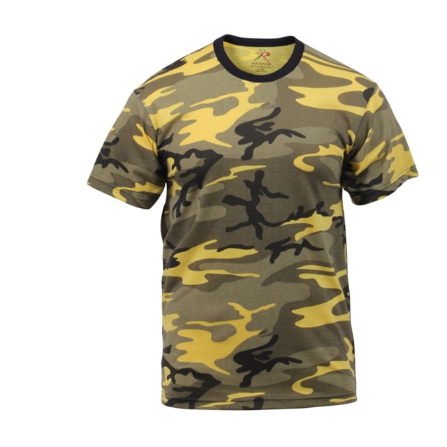 Rothco Colored Camo T-Shirt - Men's Stinger Yellow Camo Medium gerYellowCamo-M