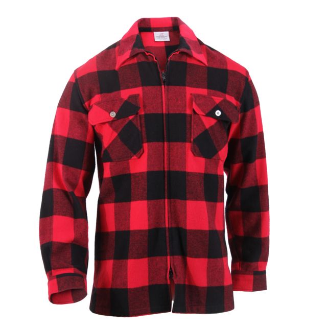 Rothco Concealed Carry Flannel Shirt Red M M
