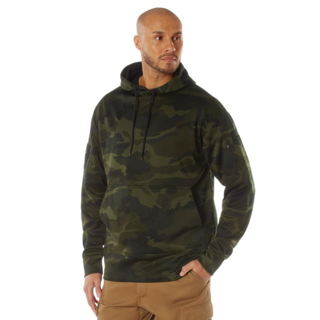 Rothco Concealed Carry Midnight Camo Hoodie - Men's Midnight Woodland Camo 3XL