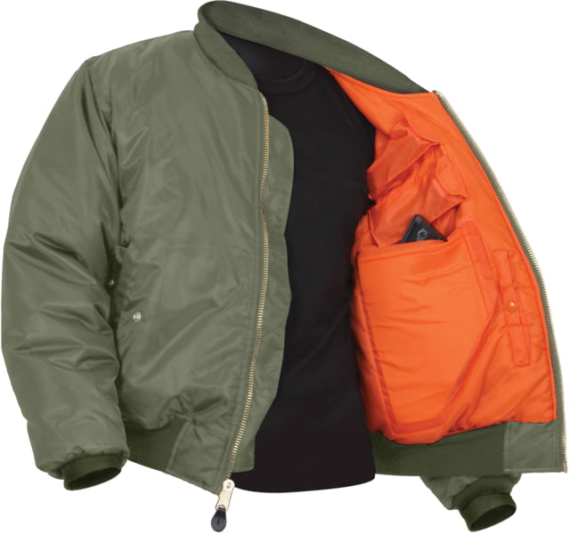 Rothco Concealed Carry MA-1 Flight Jacket Sage Green M