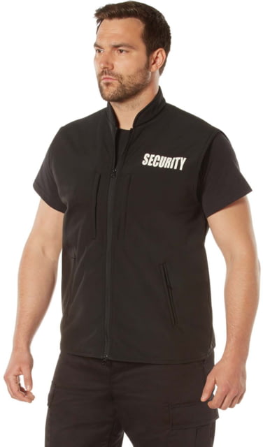 Rothco Concealed Carry Soft Shell Security Vest - Mens Black Extra Large
