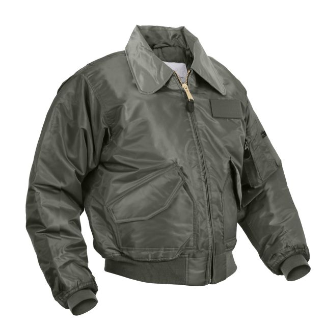 Rothco CWU-45P Flight Jacket Sage Green S Green-S