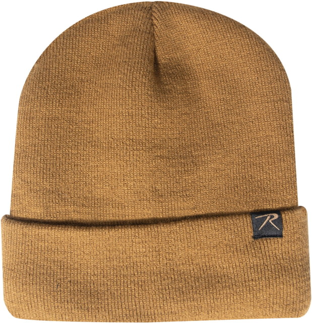 Rothco Deluxe Fine Knit Fleece-Lined Watch Cap - Men's Coyote Brown One Size