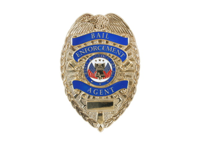 Rothco Deluxe Gold Bail Enforcement Agent Badge